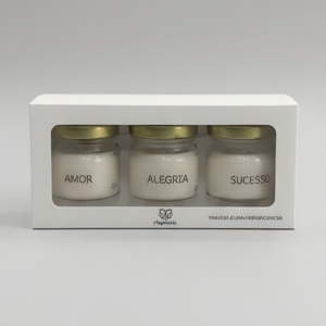 Kit com 3 Velas Aromáticas